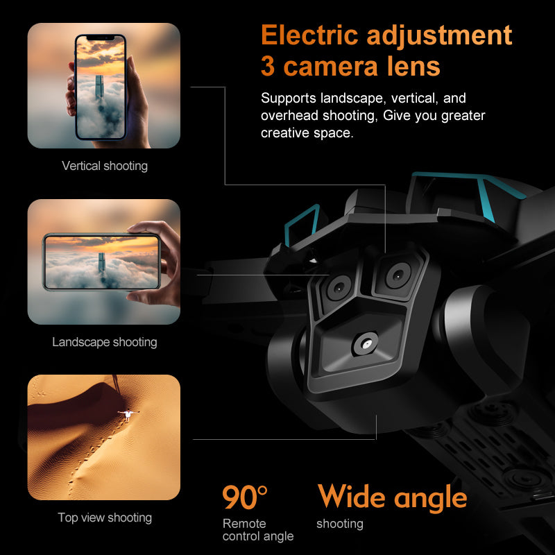 XKJ K12MAX Brushless Aircraft Obstacle Avoidance Optical Flow Positioning RC Drone with 1 Battery XKJ K12MAX Brushless Aircraft Obstacle Avoidance Optical Flow Positioning RC Drone with 1 Battery